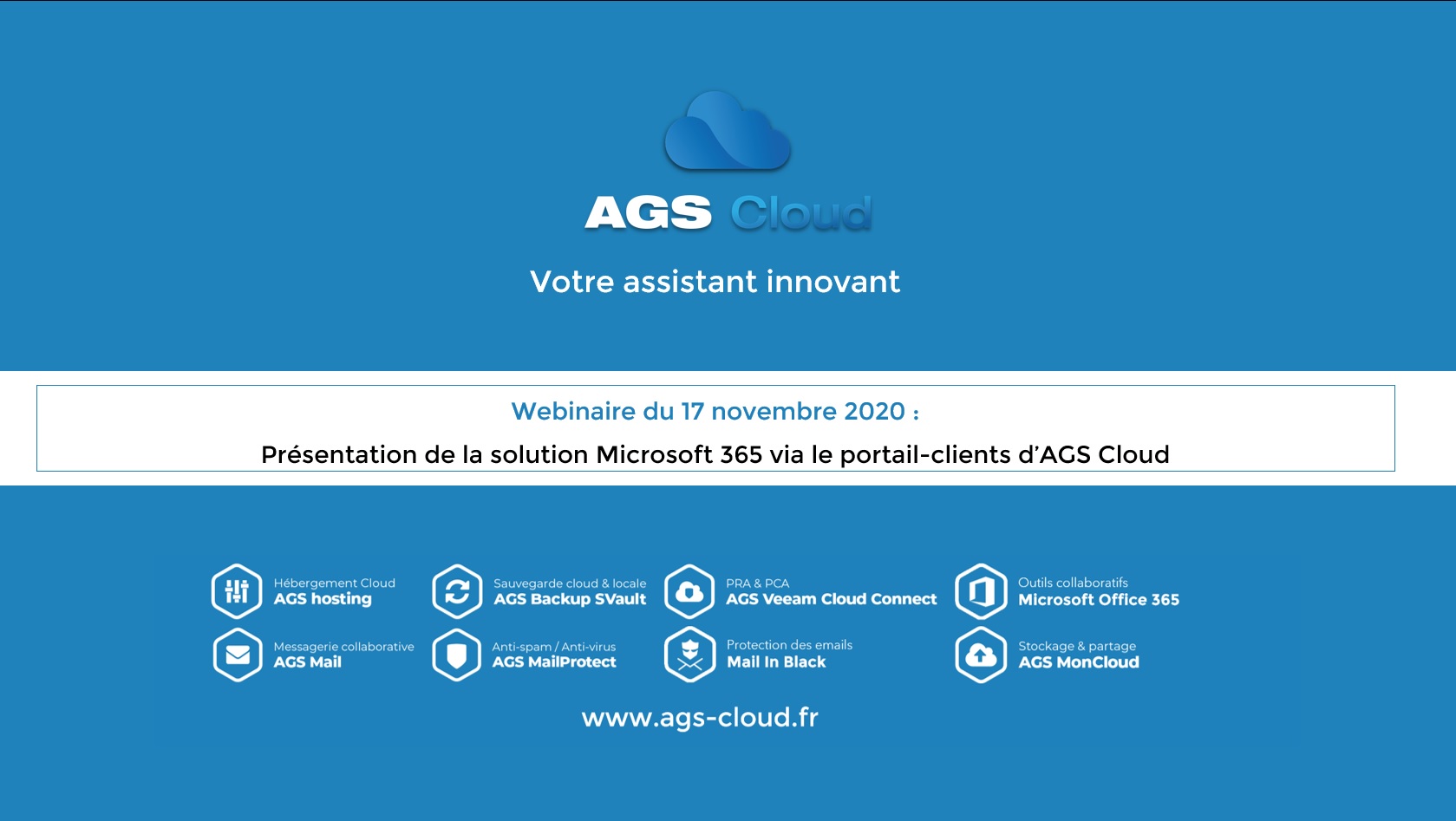 Page De Garde Cloud Page de garde webinaire ags cloud M365 - AGS Cloud