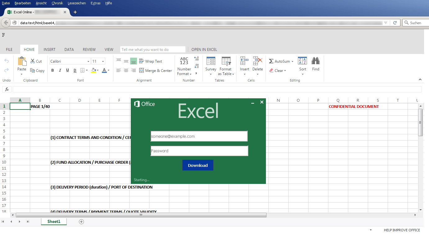 excel phishing - AGS Cloud